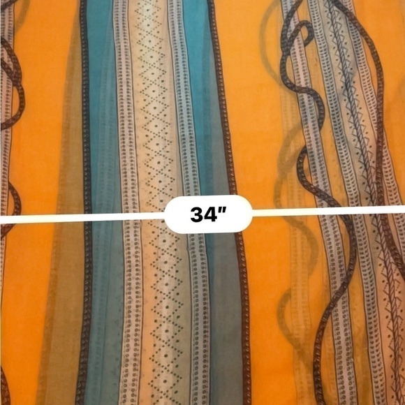 🧣One-piece wraps 34x2=68 length wide 27 inches BOHO cape lightweight - Picture 7 of 8